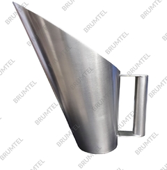 Concha Tipo Cereais em Aço Inox AISI 316L com Capacidade de 1500ml med. Ø115x315mm