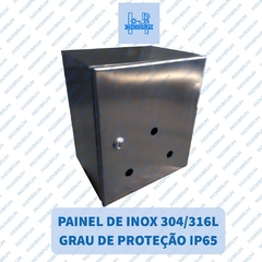 Caixa para Comando (Painel Eletrico) Aço Inox AISI 304 1,5mm Escovado med. Dimensões: (A) 600mm x (L) 400mm x (P) 250mm na internet