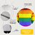 BLUSA DE FRIO MOLETOM ARCO IRIS RAINBOW LGBT ORGULHO - comprar online