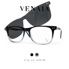 Clip on SHEIN Negro degradé - tienda online