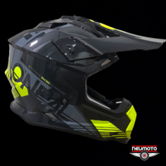 CASCO ONEAL 2 SERIES RL 2.0 RUSH GRAY NEON YELLOW en internet