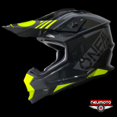 CASCO ONEAL 2 SERIES RL 2.0 RUSH GRAY NEON YELLOW