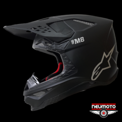 CASCO ALPINESTARS S-M8 SOLID