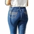 CALCA JEANS FEMININAS BORDADA CORDA E CHAPEU - loja online