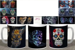 taza dia de muertos 14