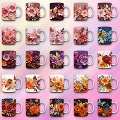 TAZA FLORES 26