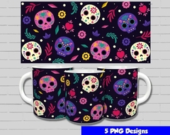 taza dia de muertos 45