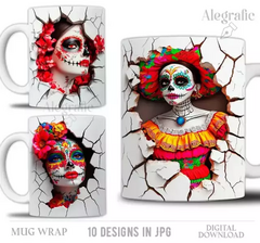 TAZA DIA DE MUERTOS 81