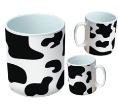 taza animal print diseño vaca