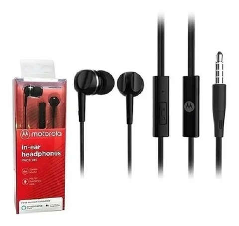 Motorola in ear headphones pace 2024 105