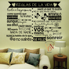 reglas de la vida - 80 x 60