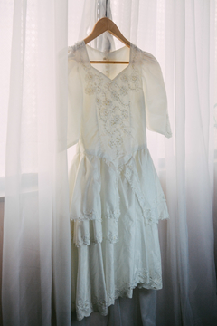 Vestido Vintage Branco Princesa