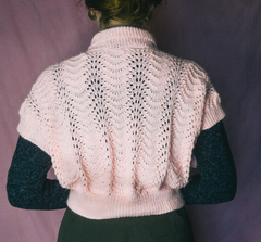 Colete de Tricot Rosa - comprar online