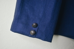 Blazer Linho Azul Escuro - comprar online