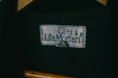 Blazer Lita Mortari Alfaiataria Vintage Preto - Sampa Époque Semijoias