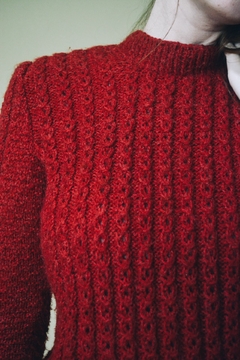 Suéter em Tricot Vermelho - loja online