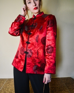 Blazer Oriental Vermelho na internet