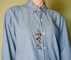 Camisa Vintage Bordada Mickey - comprar online