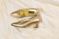 Scarpin Vintage Dourado - loja online