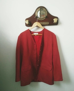 Blazer francês vermelho - Sampa Époque Semijoias