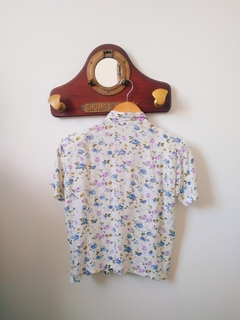 Blusa Vintage Estampa Floral