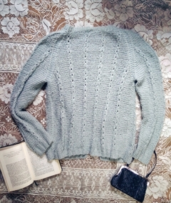 Imagem do Cardigan de Tricot Cinza