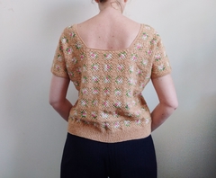 Blusa Crochê Flores - Sampa Époque Semijoias