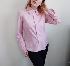 Camisa Rosa Amelie Amora Manga Longa - comprar online