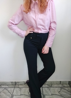 Camisa Rosa Amelie Amora Manga Longa - loja online