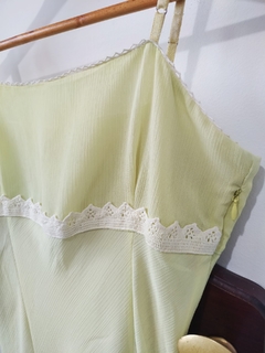 Vestido Midi Verde Limão Alcinha - loja online