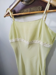 Vestido Midi Verde Limão Alcinha - comprar online