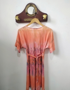 Vestido Laranja Estampado - comprar online