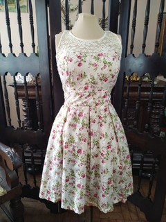 Vestido Lady Like Floral Renda - comprar online