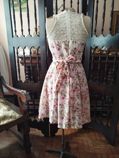 Vestido Lady Like Floral Renda na internet