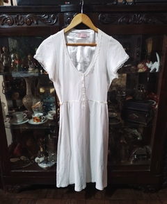 Camisola / Vestido Branco Algodão