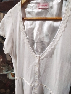 Camisola / Vestido Branco Algodão - comprar online