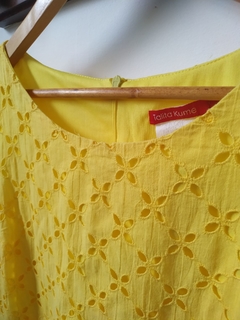 Vestido Laise Amarelo Talita Kume - Sampa Époque Semijoias