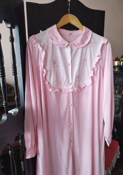 Camisola Vintage Midi Rosa Manga Comprida - loja online