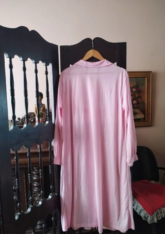 Camisola Vintage Midi Rosa Manga Comprida - Sampa Époque Semijoias