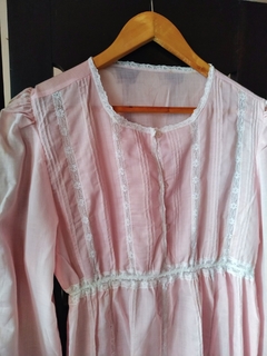 Camisola Vintage Rosa Manga Comprida - comprar online