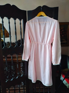 Camisola Vintage Rosa Manga Comprida - Sampa Époque Semijoias