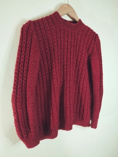 Suéter em Tricot Vermelho - comprar online