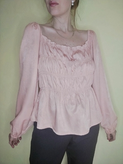 Blusa Lastex Manga Comprida