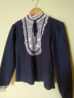 Imagem do Conjunto Vintage Saia e Blusa Costureira