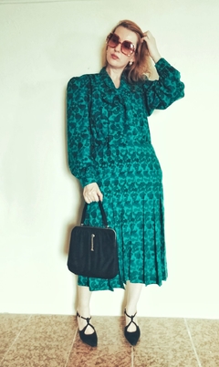 Imagem do Vestido Vintage Pullsport 1970/1980 Verde Midi