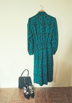 Imagem do Vestido Vintage Pullsport 1970/1980 Verde Midi