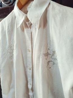 Camisa Vintage Richelieu Manga Curta - comprar online