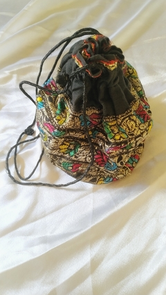 Bolsa Vintage Saco Bordada - loja online