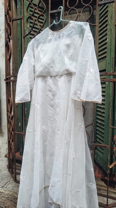 Vestido Vintage Fada Branco - Sampa Époque Semijoias