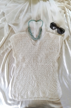 Blusa Linha Tricot Branca - comprar online